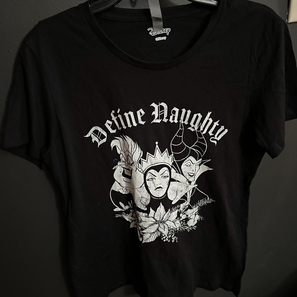 Next Level Target Men's Disney Villains Define Naughty T-Shirt Size Large - Picture 3 of 5